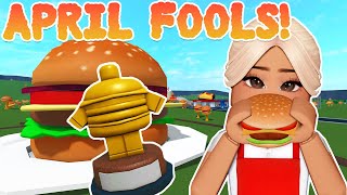 🍔*APRIL FOOLS* Bloxburg BURGER Update!🍔