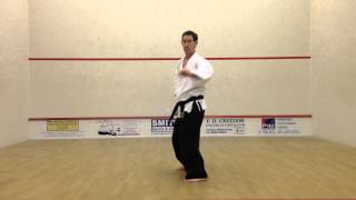 Pinan Sandan  by Sensei Dean Martin slow pace from back