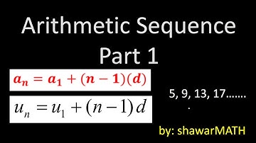 Arithmetic Sequence Part 1: How to find the nth term, general term or explicit formula.