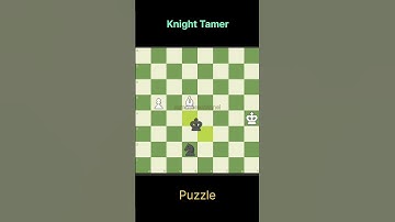 Knight Tamer #chess #chesstricks #chessgame #chesscom #chesspuzzle #chesstactics #chessopenings