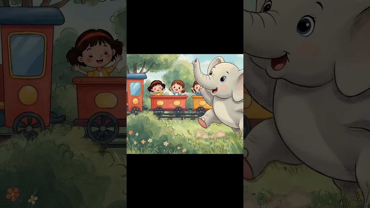 Who's Hiding? 🦁 Silly Safari Train Adventure! 