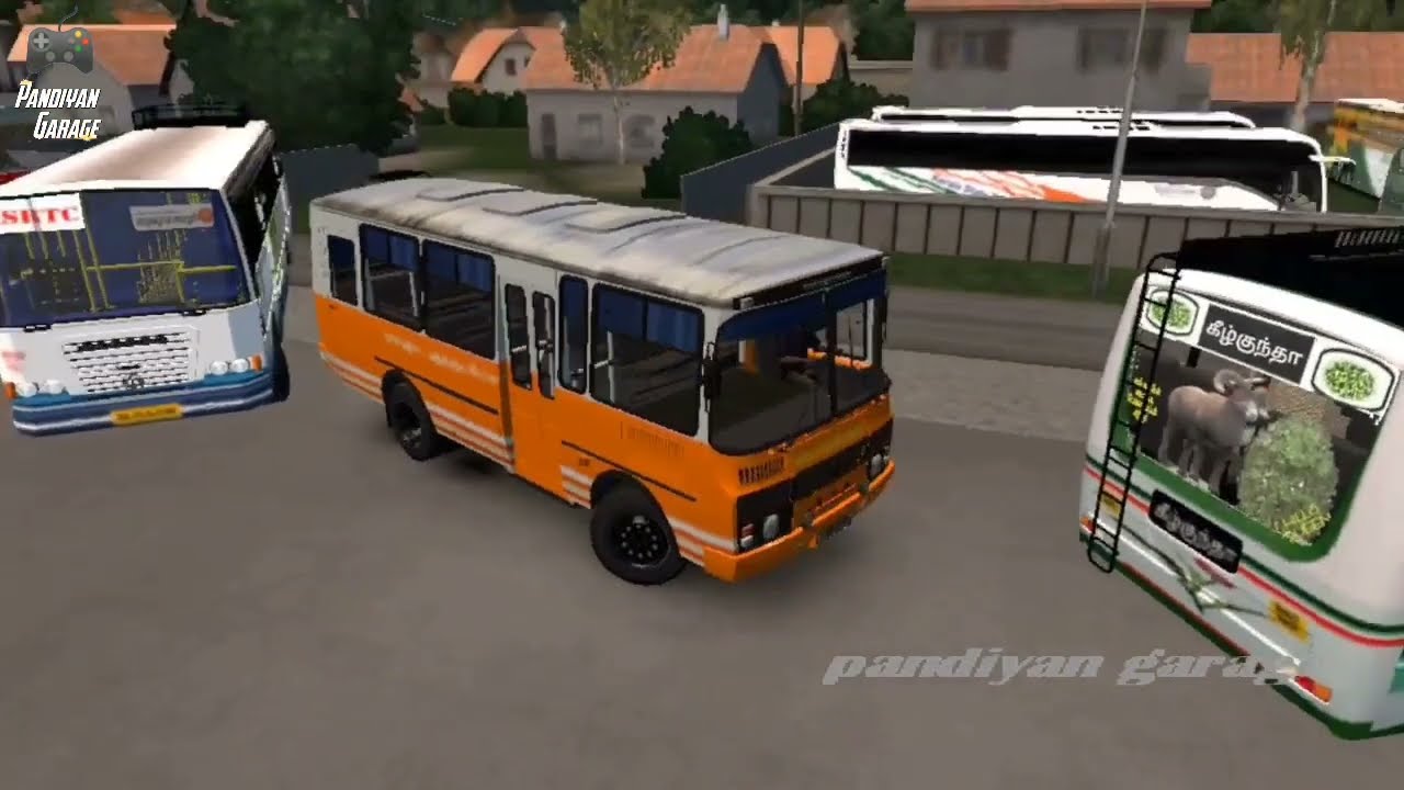 Old Tnstc Madurai small bus in off roads|Concept skin|Edited Map