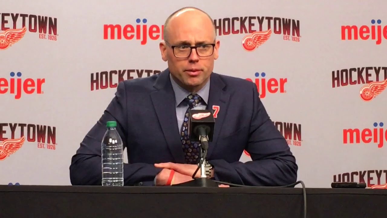newspaper mockup Red Wings’ Jeff Blashill on ending skid, Andreas Athanasiou