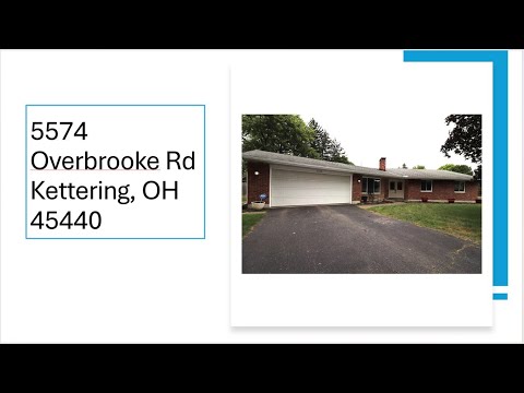 5574 Overbrooke Rd, Kettering, OH home video tour