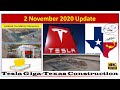 Tesla Gigafactory Texas 2 November 2020 Cyber Truck & Model Y Factory Construction Update (09:00AM)