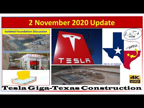 Tesla Gigafactory Texas 2 November 2020 Cyber Truck & Model Y Factory Construction Update (09:00AM)