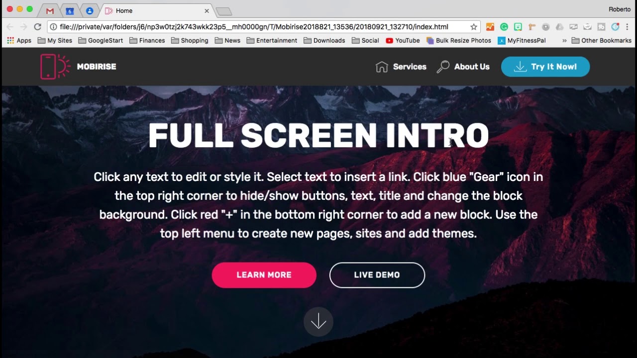 Mobirise • Tip for Free HTML/CSS Editing - YouTube