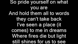 Rise Against: Blood Red, White & Blue (Lyrics)