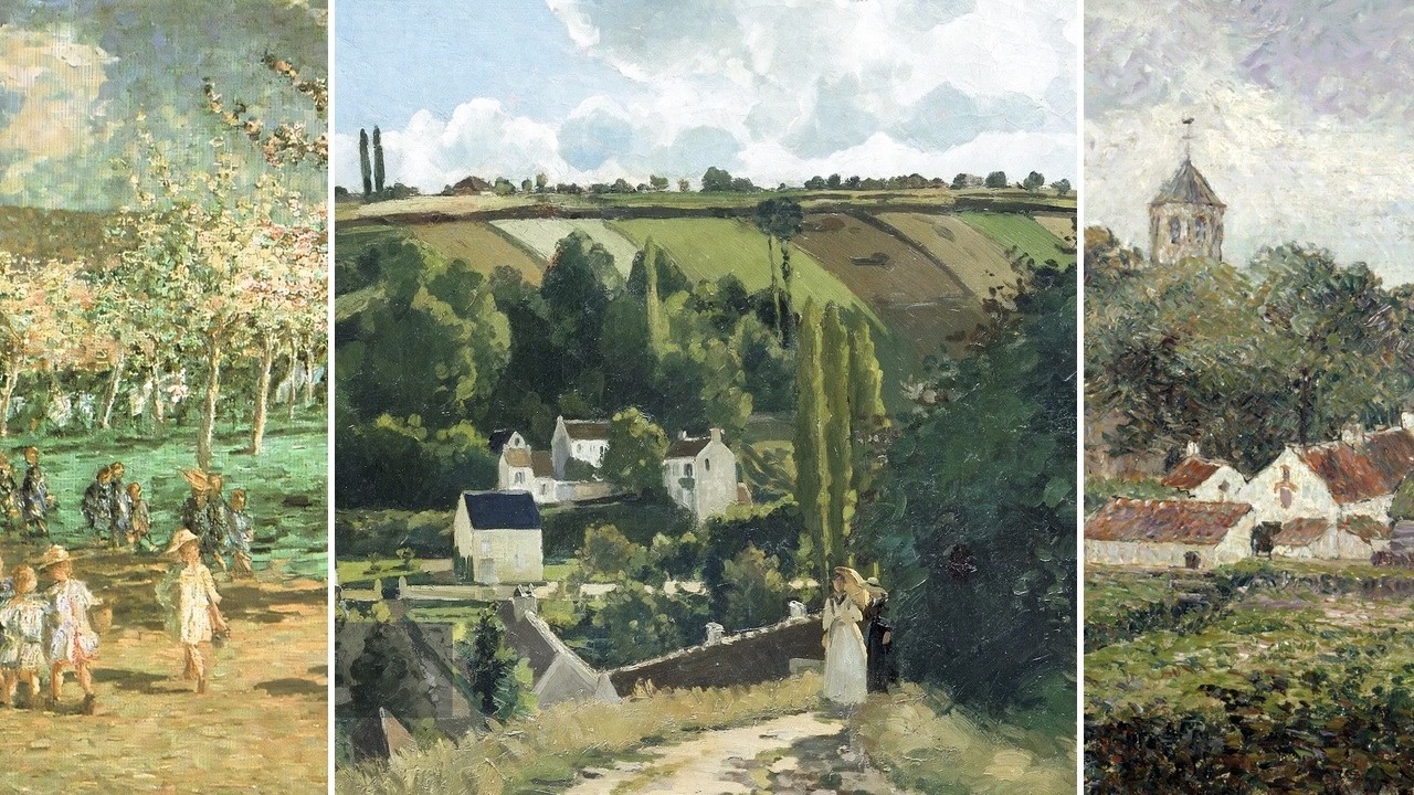 Impressionist Art TV — Silent Art Gallery · August 31 Morning | Jalais Hill Pontoise… & others