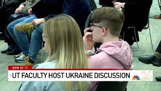NBC 24: UToledo Faculty Host Ukraine Discussion at Library Downtown