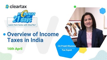 Overview of Income Taxes in India