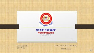 Verb Patterns | Distance Learning | Sessions 07 & 08 | English Grammar | Covid-19