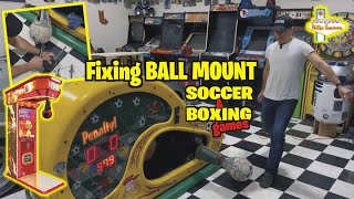 How To Fix Ball Mounts On Soccer & Boxing Games (the Phillips Gameroom: Episode - 27)