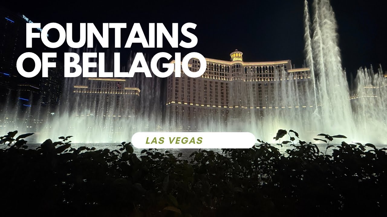 Water Show: Fountains of Bellagio - A Las Vegas Must-See!