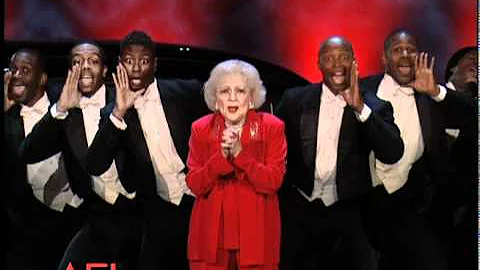 Betty White Surprises Morgan Freeman at the 39th A...