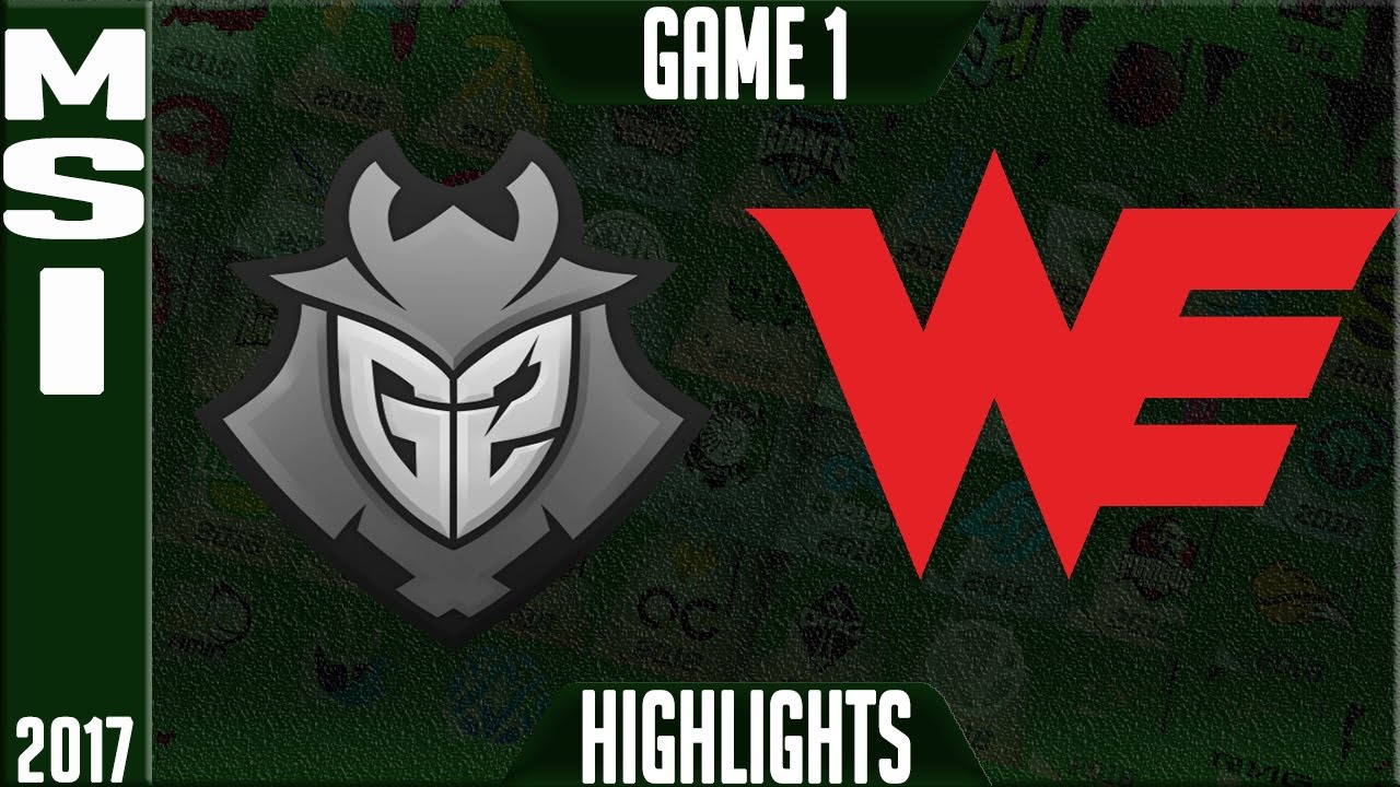 G2 Esports vs Team WE Highlights MSI 2017 Day 2 Group Stage - G2 vs WE