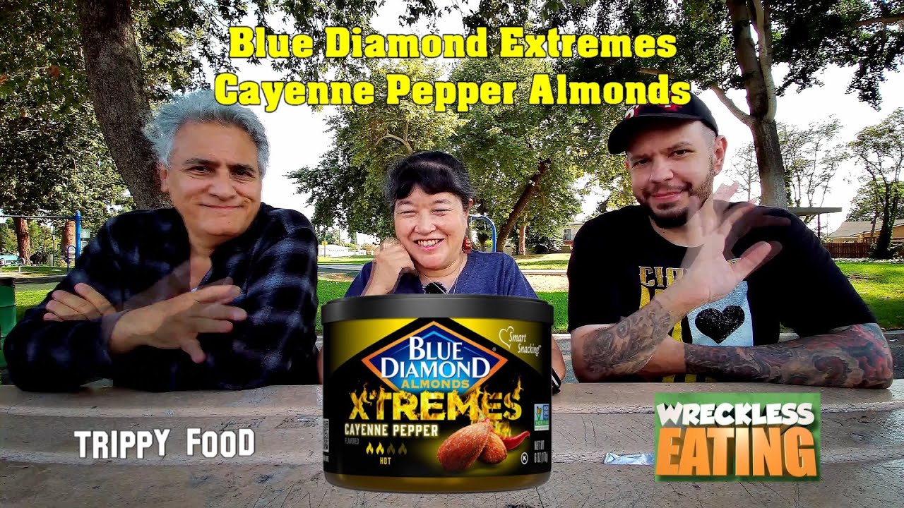Blue Diamond Extremes Cayenne Pepper Almonds with Wreckless Eating