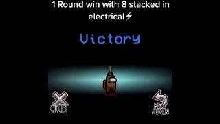 ​8 Players, 1 Kill? ⚡️ THE ULTIMATE STACK KILL! #AmongUs #Gaming  #Shorts