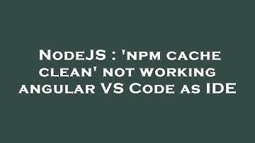 NodeJS : 