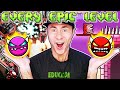 I Completed EVERY EPIC RATED Platformer Level in Geometry Dash 2.2
