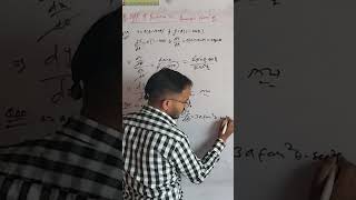 Differentiation of function in Parametric Form Question 40