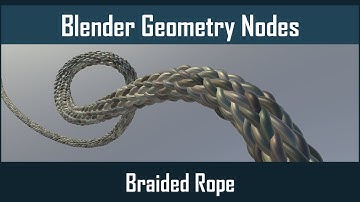 Braided Curves - Blender Geometry Nodes