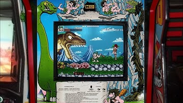 Caveman Ninja - Realistic Arcade Bezel for Mame