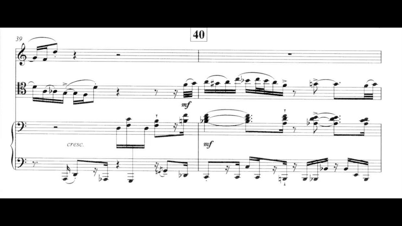 Nikolai Kapustin - Trio for Flute, Cello and Piano, Op. 86 (1998) [Score-Video]