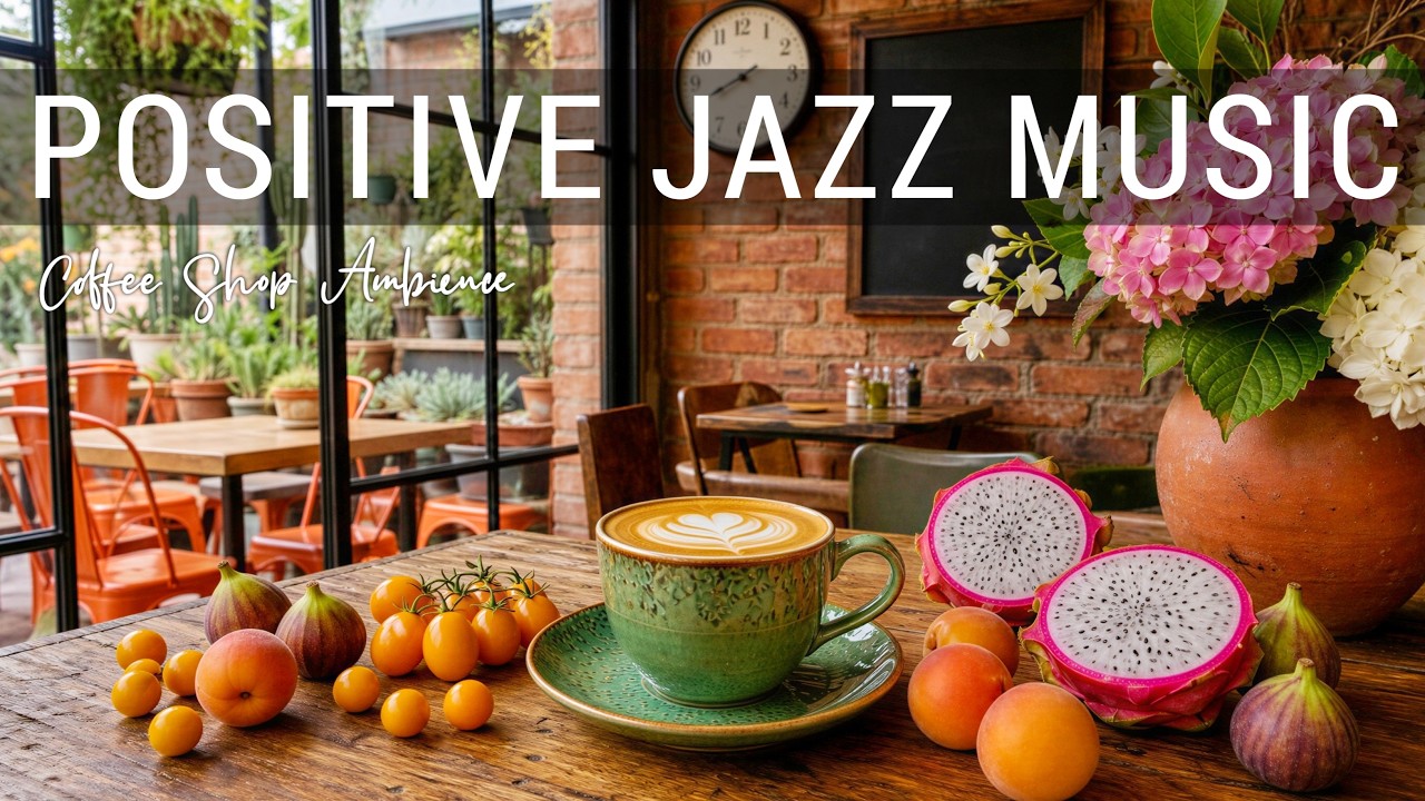 Positive Jazz Music ☕ Bossa Nova instrumental for Stress Relief