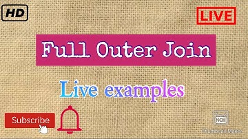 full outer join in SQL 👆👩‍💻 with practical examples//2020//Priya