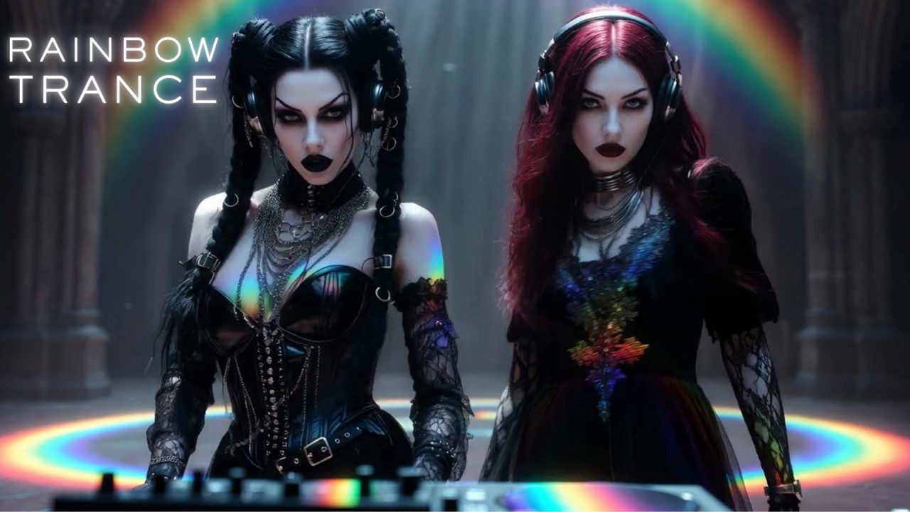 Gothic Rainbow Trance Music - Hypnotic Trance DJ Women