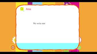 Explore Math Class 4, Unit 13, 04 Area