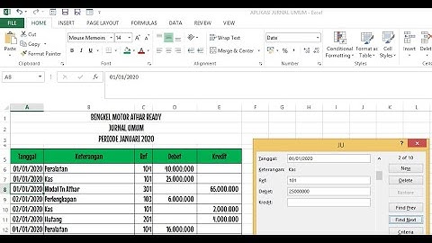 Spreadsheet Aplikasi Jurnal