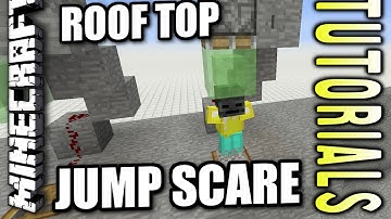 Minecraft PS4 - ROOF TOP JUMP SCARE - How To - Tutorial ( PS3 / XBOX )