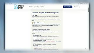 DocuData Quick Start: From Document to CSV