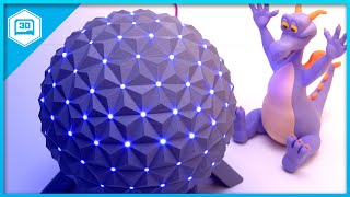 EPCOT Spaceship Earth with WLED and NeoPixels #adafruit #WLED #IoT #epcot