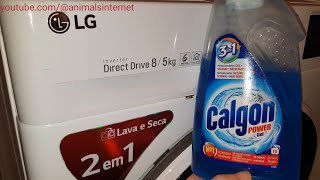 Tub clean with calgon/descaling: LG Washer Dryer Inverter Direct Drive 8/5 Kg F4J6TM0W