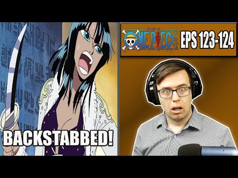 CROCODILE IS USING NICO ROBIN! - OP Episodes 123 and 124 - Rich Reaction