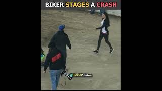 Biker Fakes A Crash To Propose His Girlfriend screenshot 5