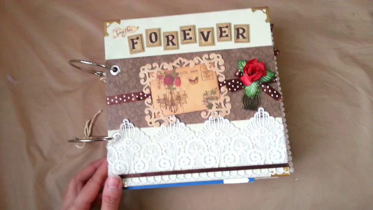 Handmade scrapbook YouTube