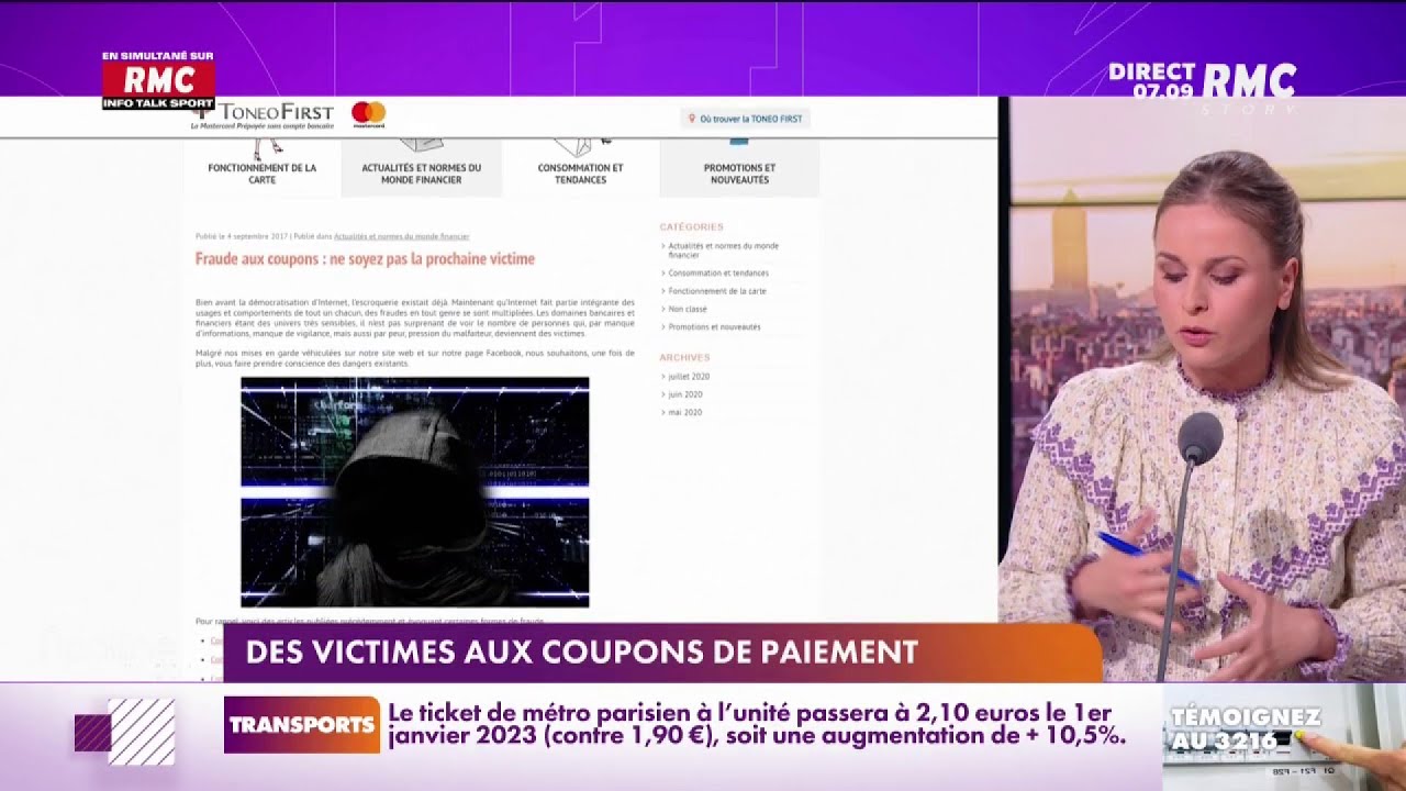 RMC révèle une arnaque aux coupons de paiement