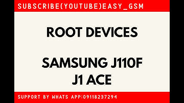ROOT SAMSUNG J110F J1 ACE TWRP