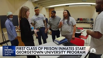 First class of prison inmates starts Georgetown University program