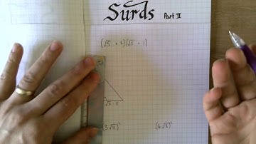 Surds - Expanding brackets and simplifying - Higher GCSE Maths