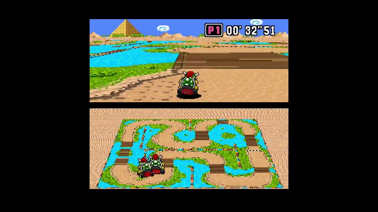 Super Mario kart horizon : sparkle oasis (bowser) 1'36"62