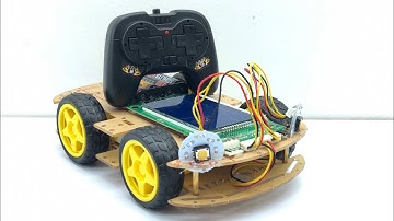 Robot Car Chassis Kits With Speed Encoder-DIY 4Wd - Remote Control Robot Car.