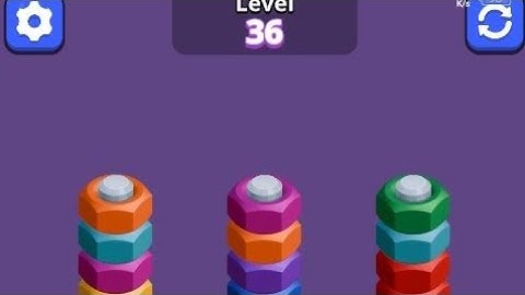 Nut Sort Gameplay Level 43 Solution (Nut Sort Gameplay Walkthrough Level 43)