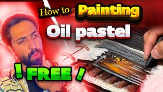 Easy and Simple oil pastel Landscape Painting for Beginners Step by step Tutorial