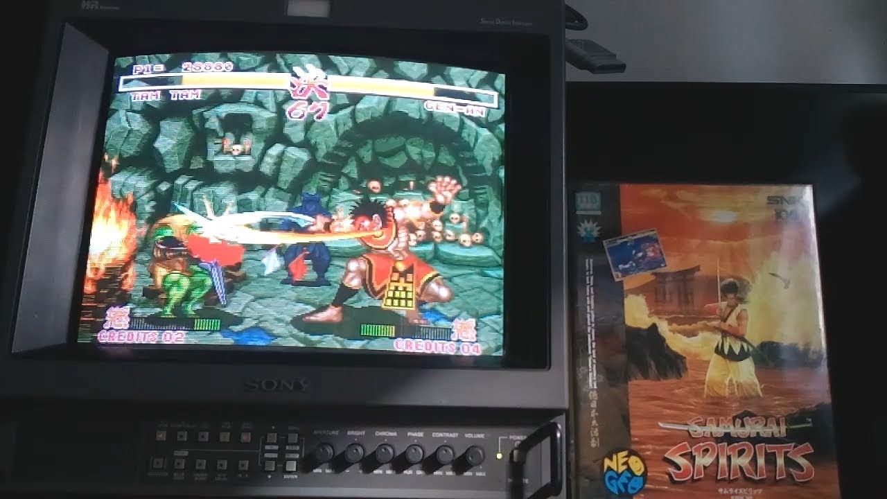 Jeu Samurai Spirits 4 Sur Neo Geo AES, Original, Bon état, Cartouche