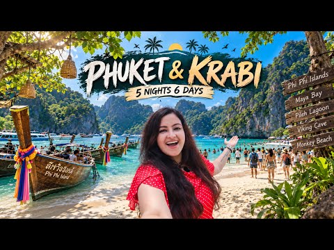 Phuket & Krabi Tour Thailand 🇨🇷 : Phi Phi Islands & Must Visit Places with budget & Travel Guide